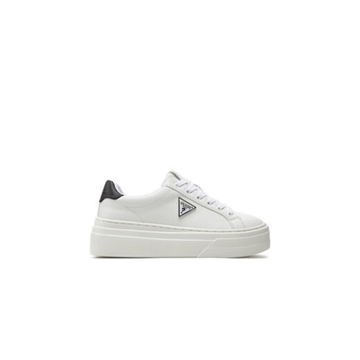 Guess Sneakersy FLGAMA ELE12 Biały ze sklepu MODIVO w kategorii Buty sportowe damskie - zdjęcie 171568010