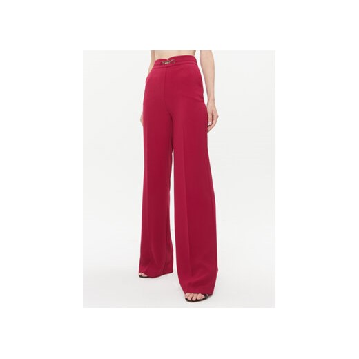 Marciano Guess Spodnie materiałowe 3BGB09 8177Z Czerwony Regular Fit ze sklepu MODIVO w kategorii Spodnie damskie - zdjęcie 171568031