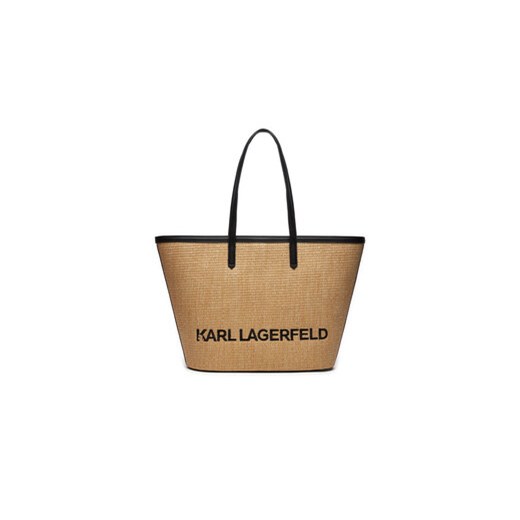KARL LAGERFELD Torebka 241W3057 Beżowy ze sklepu MODIVO w kategorii Torby Shopper bag - zdjęcie 171568240