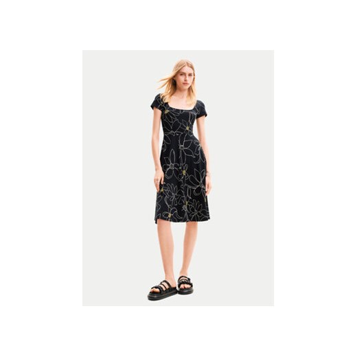 Desigual Sukienka letnia Margaritis 24SWVK55 Czarny Regular Fit ze sklepu MODIVO w kategorii Sukienki - zdjęcie 171568612