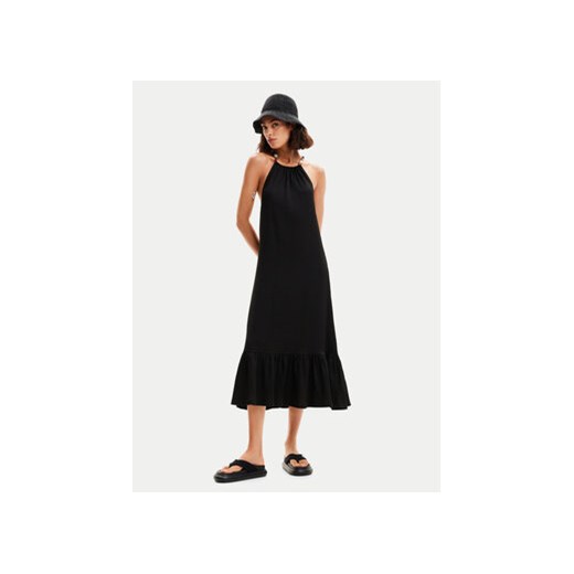 Desigual Sukienka letnia Leila 24SWVK64 Czarny Regular Fit ze sklepu MODIVO w kategorii Sukienki - zdjęcie 171568662