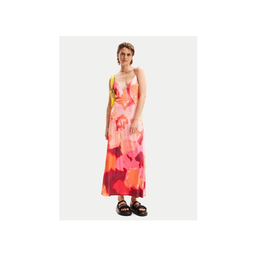 Desigual Sukienka letnia Nerea 24SWVK19 Różowy Regular Fit ze sklepu MODIVO w kategorii Sukienki - zdjęcie 171568691