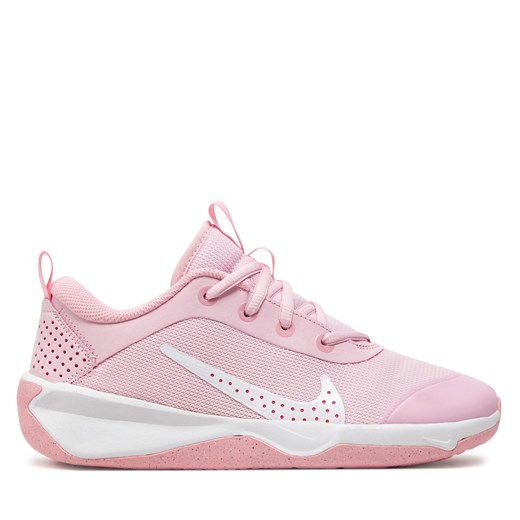 Buty Nike Omni Multi-Court (GS) DM9027 600 Pink Foam/White/Hyper Pink ze sklepu eobuwie.pl w kategorii Buty sportowe dziecięce - zdjęcie 171569430