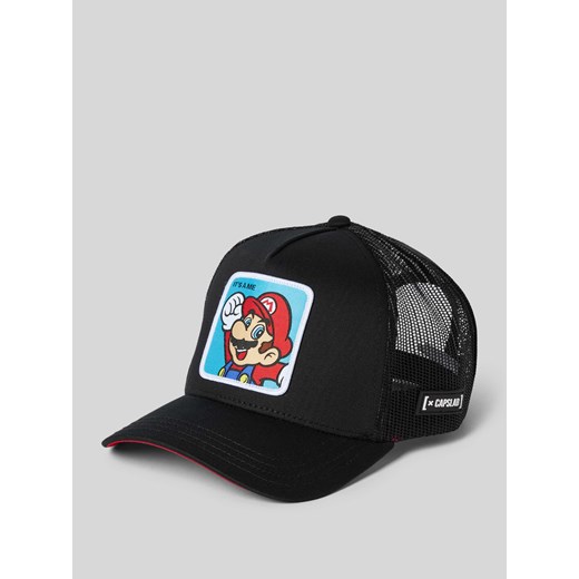 Czapka z daszkiem i naszywką z motywem model ‘Super Mario’ ze sklepu Peek&Cloppenburg  w kategorii Czapki z daszkiem męskie - zdjęcie 171574084