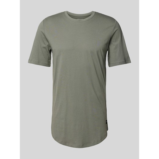 T-shirt z zaokrąglonym dołem model ‘ENOA’ ze sklepu Peek&Cloppenburg  w kategorii T-shirty męskie - zdjęcie 171574104
