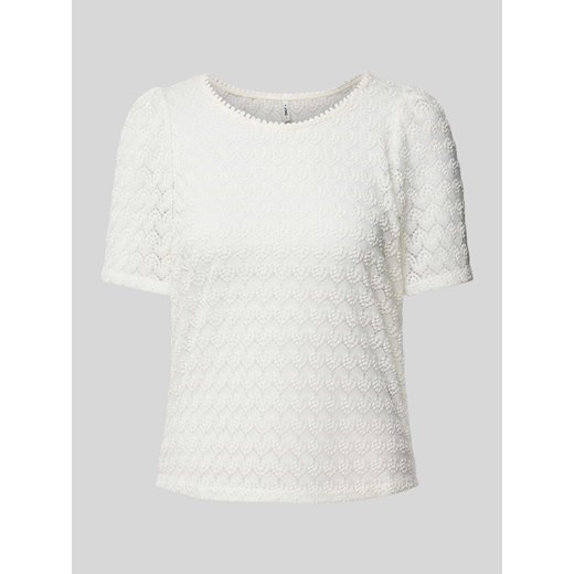 Bluzka z fakturowanym wzorem model ‘LEA’ ze sklepu Peek&Cloppenburg  w kategorii Bluzki damskie - zdjęcie 171574184