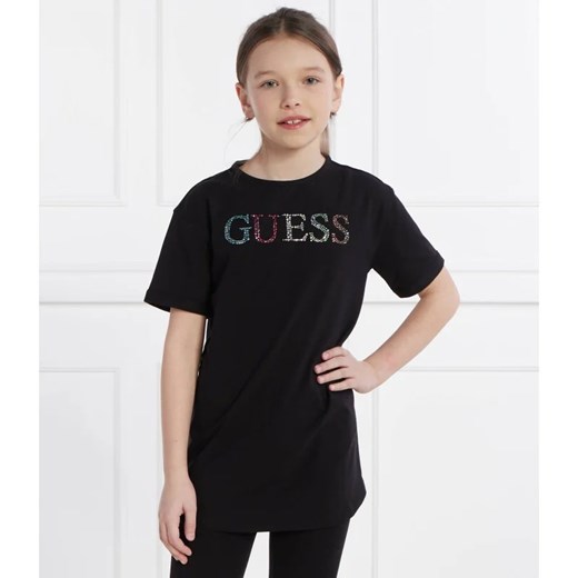 Guess T-shirt | Regular Fit ze sklepu Gomez Fashion Store w kategorii Bluzki dziewczęce - zdjęcie 171574333
