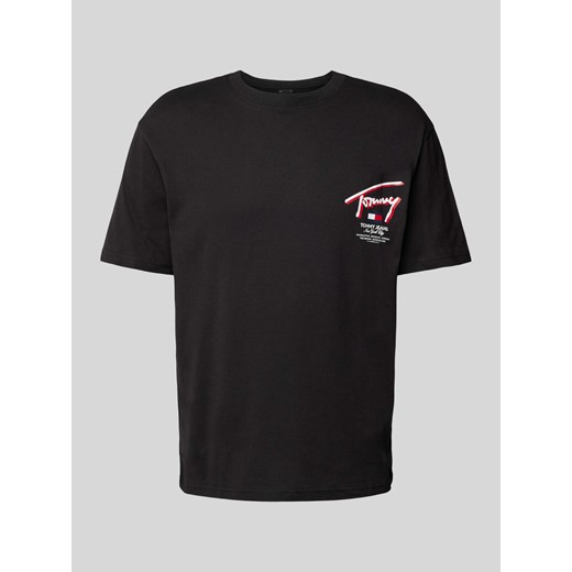 T-shirt z nadrukiem z logo ze sklepu Peek&Cloppenburg  w kategorii T-shirty męskie - zdjęcie 171576811