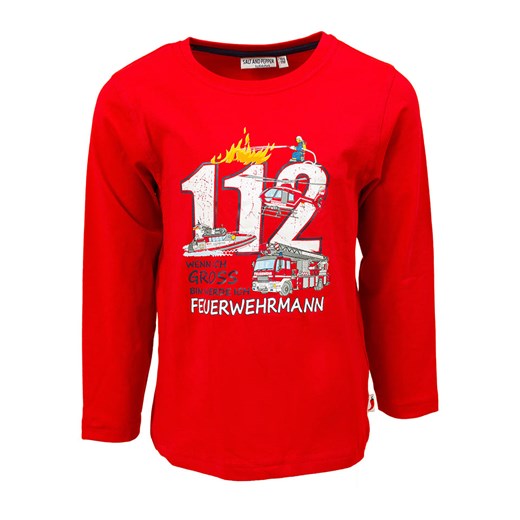 Salt and Pepper Koszulka w kolorze czerwonym ze sklepu Limango Polska w kategorii T-shirty chłopięce - zdjęcie 171577634