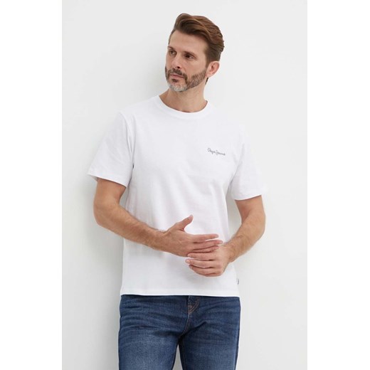 T-shirt męski biały Pepe Jeans 