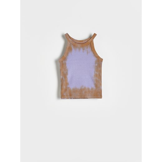 Reserved - Top z efektem sprania - lawendowy ze sklepu Reserved w kategorii Bluzki dziewczęce - zdjęcie 171580022