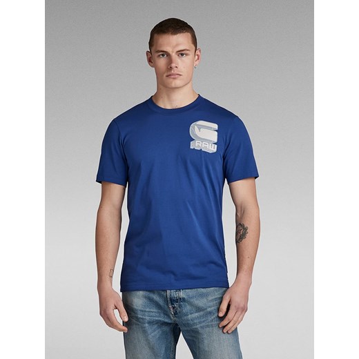 G-Star Koszulka w kolorze niebieskim ze sklepu Limango Polska w kategorii T-shirty męskie - zdjęcie 171586224