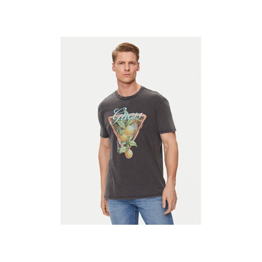 Guess T-Shirt M4GI48 K9RM1 Czarny Regular Fit ze sklepu MODIVO w kategorii T-shirty męskie - zdjęcie 171586841