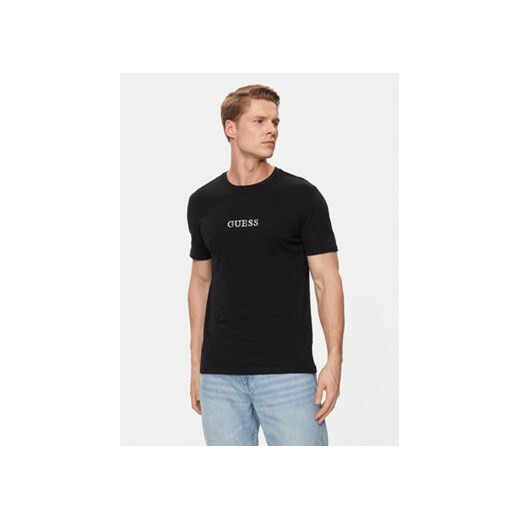 Guess T-Shirt M4GI92 I3Z14 Czarny Slim Fit ze sklepu MODIVO w kategorii T-shirty męskie - zdjęcie 171586981