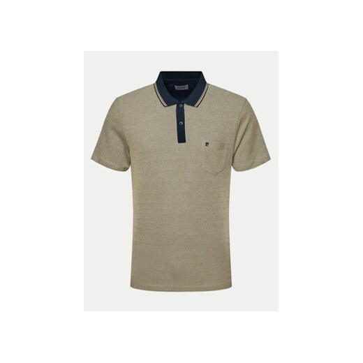 Pierre Cardin Polo C5 21014.2083 Beżowy Regular Fit ze sklepu MODIVO w kategorii T-shirty męskie - zdjęcie 171587170
