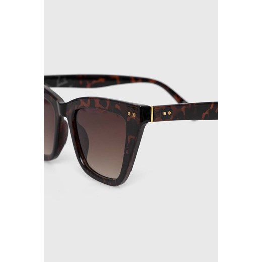 Aldo okulary przeciwsłoneczne BROOKERS damskie kolor brązowy BROOKERS.240 Aldo One size ANSWEAR.com