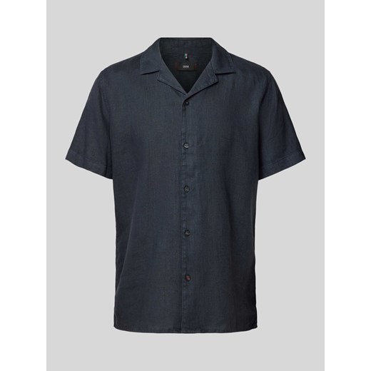 Koszula lniana w jednolitym kolorze model ‘Spot’ ze sklepu Peek&Cloppenburg  w kategorii Koszule męskie - zdjęcie 171589711