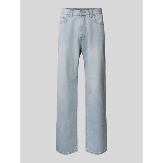 Jeansy o kroju baggy z efektem vintage i kolorem Essentials ze sklepu Peek&Cloppenburg  w kategorii Jeansy męskie - zdjęcie 171589723