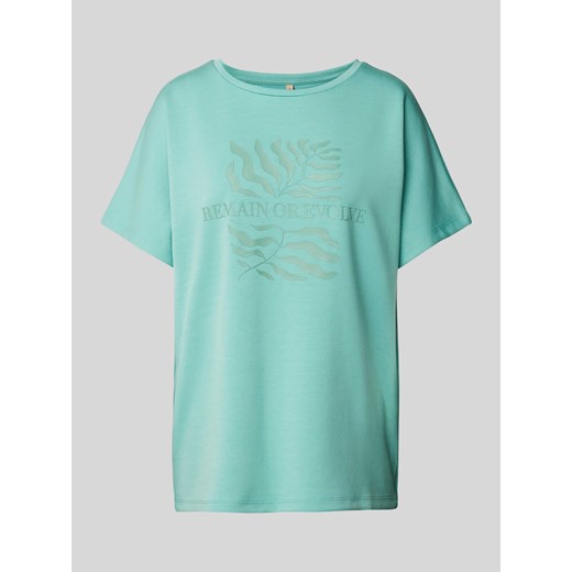 T-shirt z nadrukiem z motywem model ‘Banu’ ze sklepu Peek&Cloppenburg  w kategorii Bluzki damskie - zdjęcie 171589831