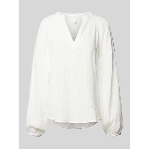 Bluzka z dekoltem w serek model ‘THYRA LIFE’ ze sklepu Peek&Cloppenburg  w kategorii Bluzki damskie - zdjęcie 171589962
