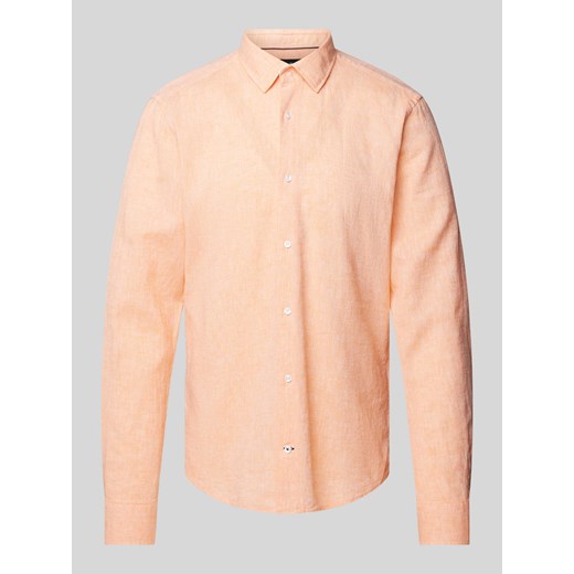Koszula biznesowa o kroju slim fit w jednolitym kolorze ze sklepu Peek&Cloppenburg  w kategorii Koszule męskie - zdjęcie 171590032