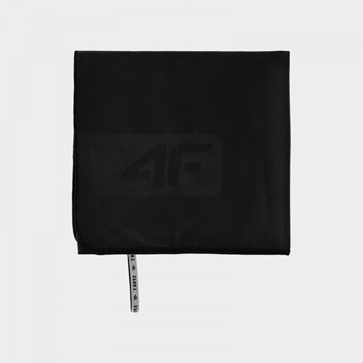 Ręcznik sportowy szybkoschnący 4F 4FWSS24ATOWU039 - czarny 80cm x 170cm Sportstylestory.com