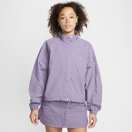 Damska kurtka do biegania Repel UV Nike Trail - Fiolet Nike S (EU 36-38) Nike poland