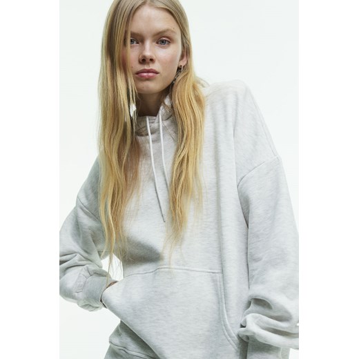 H & M - Bluza oversize z kapturem - Szary H & M XS H&M