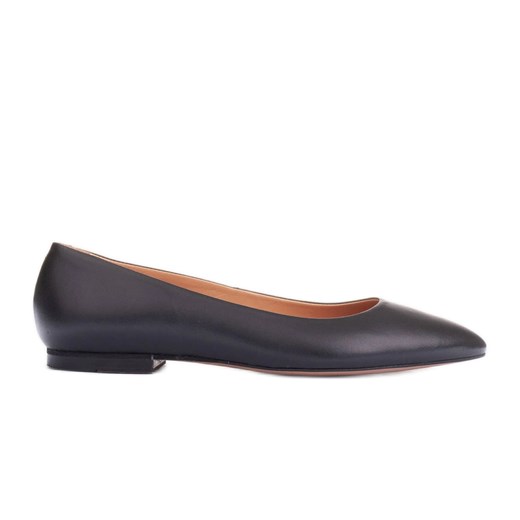 Marco Shoes Baleriny z delikatnej skóry czarne ze sklepu ButyModne.pl w kategorii Balerinki - zdjęcie 171590760