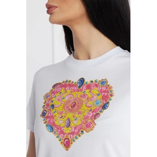 Bluzka damska Versace Jeans wiosenna bawełniana
