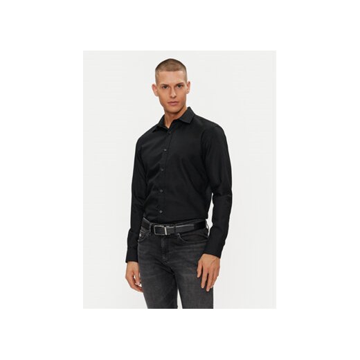 Jack&Jones Koszula Harvey 12248522 Czarny Slim Fit ze sklepu MODIVO w kategorii Koszule męskie - zdjęcie 171593411