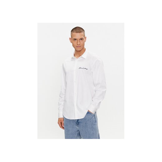Armani Exchange Koszula 8NZC99 ZN10Z 1116 Biały Slim Fit ze sklepu MODIVO w kategorii Koszule męskie - zdjęcie 171593590