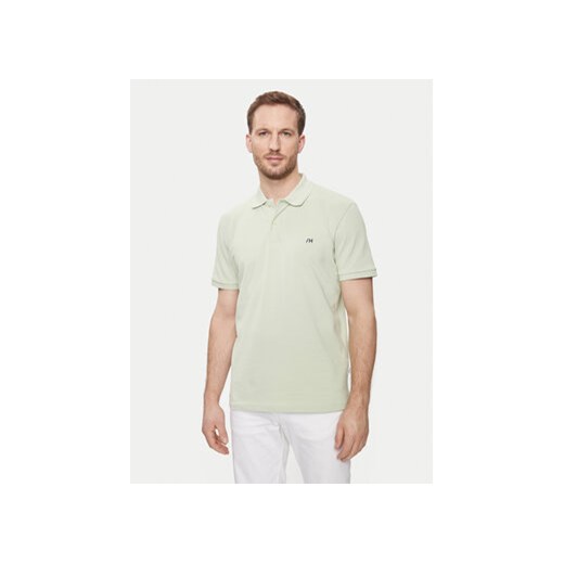 Selected Homme Polo 16087839 Zielony Regular Fit ze sklepu MODIVO w kategorii T-shirty męskie - zdjęcie 171593593