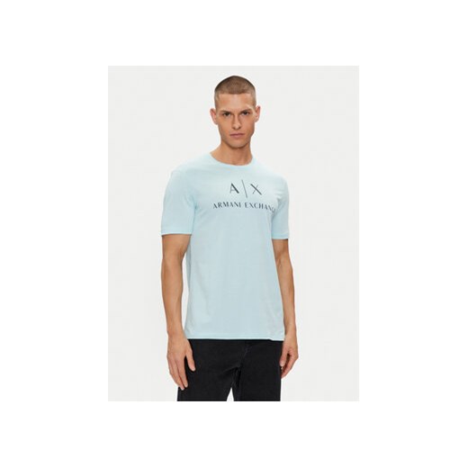 Armani Exchange T-Shirt 8NZTCJ Z8H4Z 15CY Fioletowy Regular Fit ze sklepu MODIVO w kategorii T-shirty męskie - zdjęcie 171593730