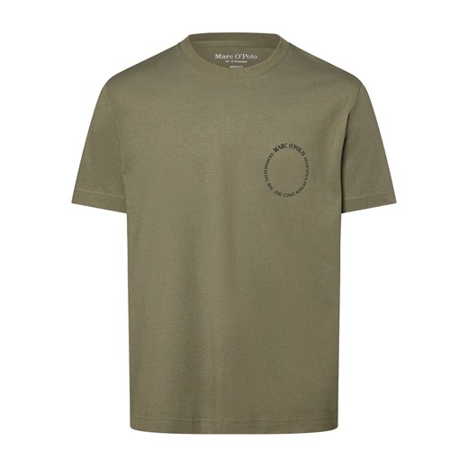 Marc O'Polo Koszulka męska Mężczyźni Bawełna oliwkowy jednolity ze sklepu vangraaf w kategorii T-shirty męskie - zdjęcie 171595860