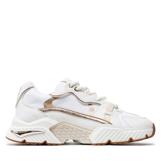 Guess buty sportowe damskie sneakersy białe na wiosnę 