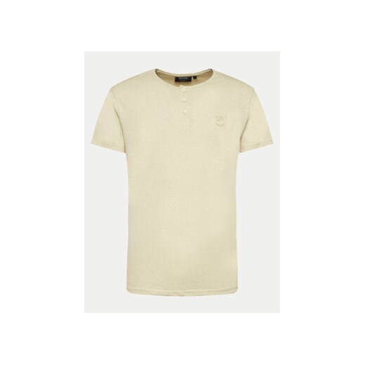 INDICODE T-Shirt Bosse 41-001 Beżowy Regular Fit ze sklepu MODIVO w kategorii T-shirty męskie - zdjęcie 171596452