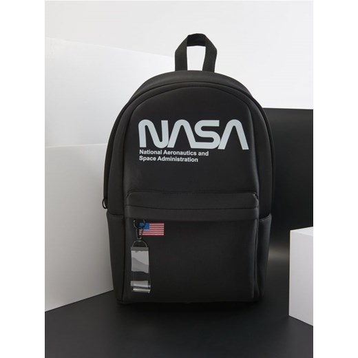 Sinsay - Plecak NASA - czarny Sinsay Jeden rozmiar Sinsay