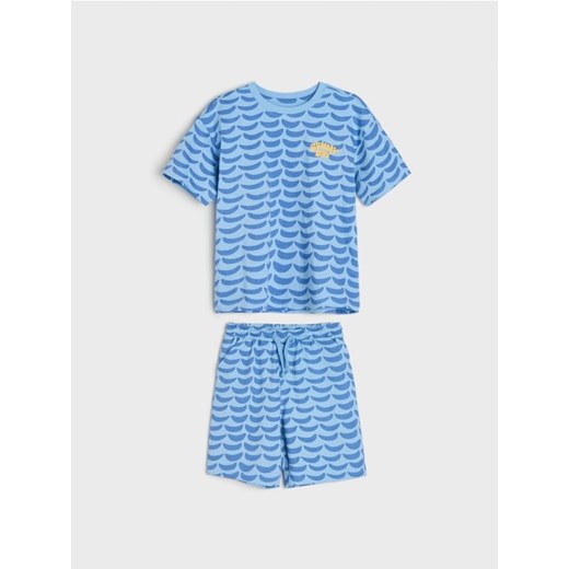 Sinsay - Komplet: koszulka i szorty - niebieski ze sklepu Sinsay w kategorii Komplety chłopięce - zdjęcie 171597684