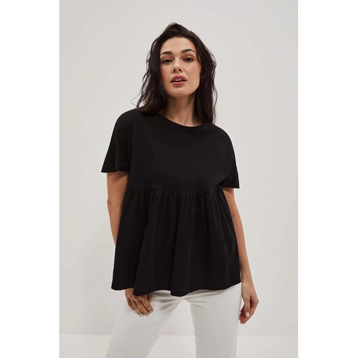 Klasyczny t-shirt damski czarny ze sklepu 5.10.15 w kategorii Bluzki damskie - zdjęcie 171598120