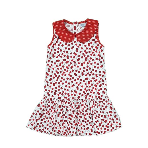 Deux ans de vacances Sukienka w kolorze biało-czerwonym ze sklepu Limango Polska w kategorii Sukienki dziewczęce - zdjęcie 171598343