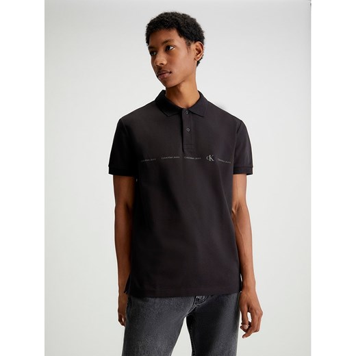 Calvin Klein Koszulka polo w kolorze czarnym ze sklepu Limango Polska w kategorii T-shirty męskie - zdjęcie 171598393