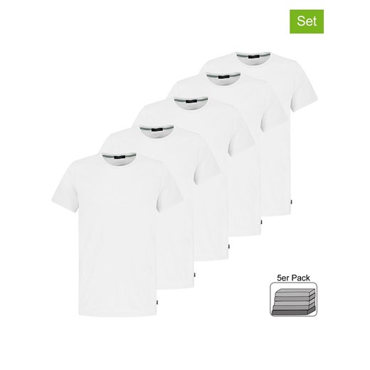 Sublevel Koszulki (5 szt.) w kolorze białym ze sklepu Limango Polska w kategorii T-shirty męskie - zdjęcie 171598903