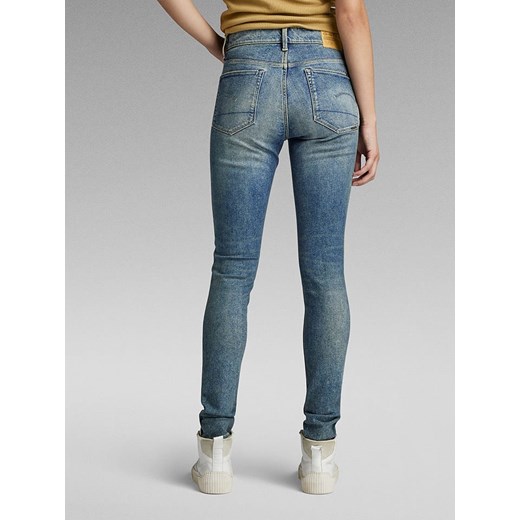 G-Star Dżinsy - Skinny fit - w kolorze niebieskim W27/L30 wyprzedaż Limango Polska