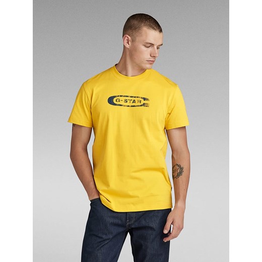 G-Star Koszulka w kolorze żółtym ze sklepu Limango Polska w kategorii T-shirty męskie - zdjęcie 171599331