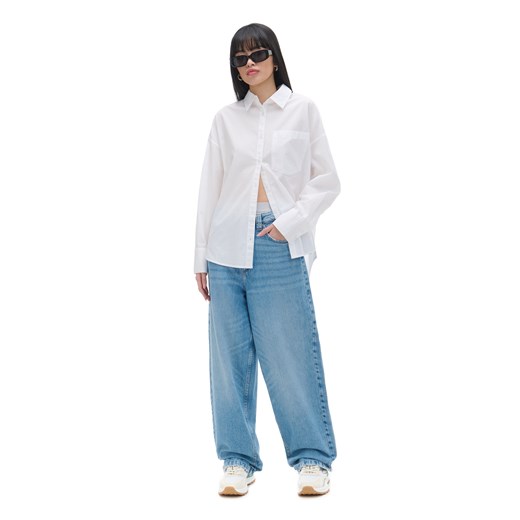 Cropp - Biała koszula oversize - biały Cropp M Cropp