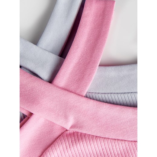 Reserved - Top ze skrzyżowanymi ramiączkami - jasnoniebieski Reserved 122/128 (6-8 lat) Reserved