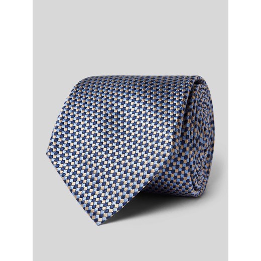 Krawat jedwabny ze wzorem na całej powierzchni ze sklepu Peek&Cloppenburg  w kategorii Krawaty - zdjęcie 171610994