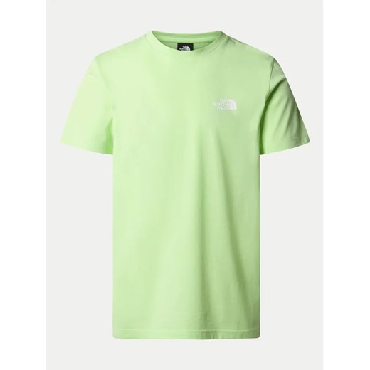 The North Face T-Shirt Simple Dome NF0A87NG Zielony Regular Fit The North Face L MODIVO