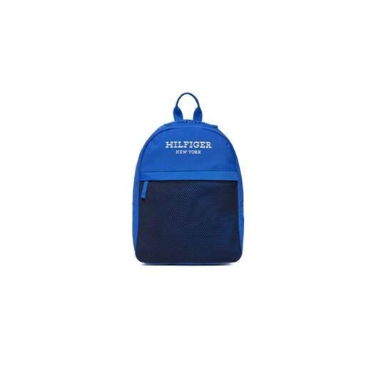 Tommy Hilfiger Plecak Monotype AU0AU01837 Niebieski ze sklepu MODIVO w kategorii Plecaki dla dzieci - zdjęcie 171611610